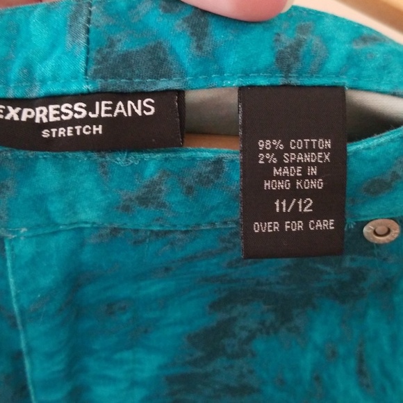 Express teal jeans - Picture 4 of 6